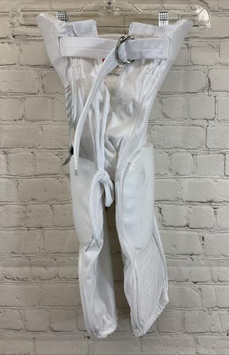 Alleson Athletic Youth's 100% Polyester Seven-Pad Solo Football Pants White XS