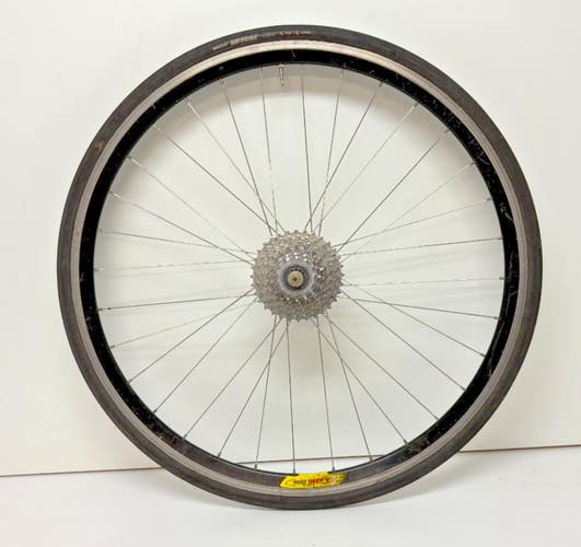 Velocity Deep-V 7-Speed Aero Aluminum 700C Rear Wheel Shimano 105 Hub Maxxis