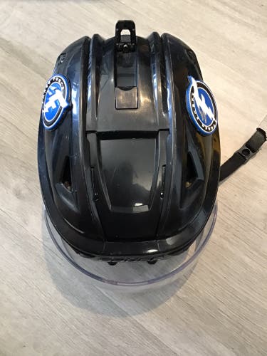 Fargo Force USHL Medium Bauer Re-Akt 150 Helmet Pro Stock (Used)