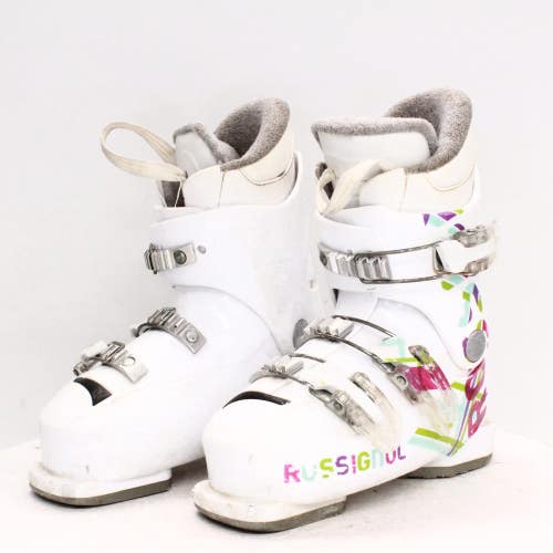 Rossignol Fun Girl Kids Ski Boots - Size 12.5 / Mondo 18.5 Used