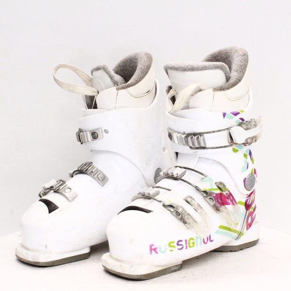Rossignol Fun Girl Kids Ski Boots - Size 12.5 / Mondo 18.5 Used