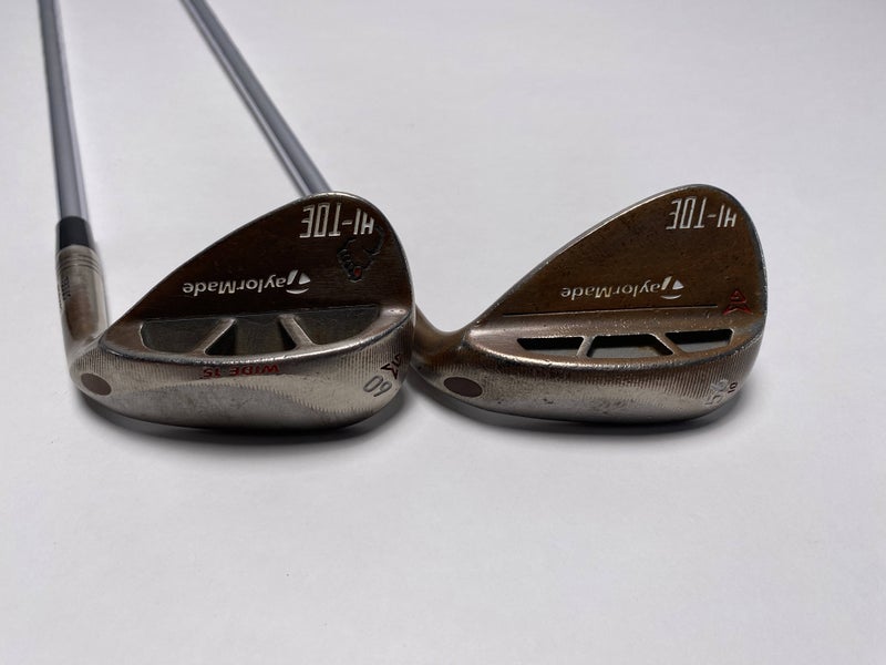 TaylorMade Milled Grind Hi-Toe 3 Copper Wedge Set 56* 10 | 60* 15 KBS Mens RH