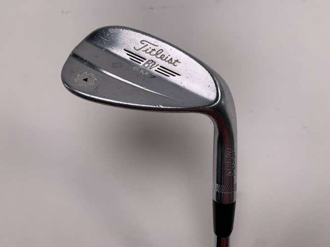 Titleist Vokey SM7 Tour Chrome Gap Wedge GW 52* 8 F-Grind Wedge Steel Mens RH