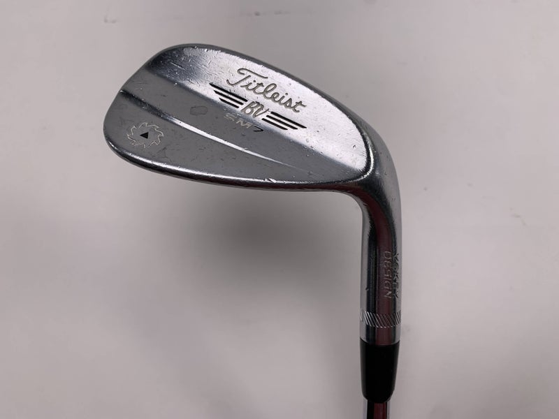 Titleist Vokey SM7 Tour Chrome Gap Wedge GW 52* 8 F-Grind Wedge Steel Mens RH