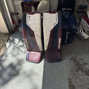 34" 2024 Bauer Supreme Shadow Goalie Leg Pads Pro Stock (Used)