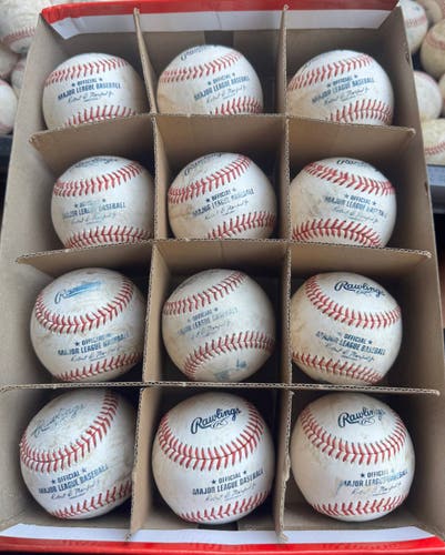 Official MLB Baseballs – Rawlings Game Used – High Quality