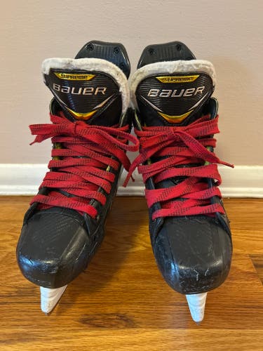 Bauer Supreme 3S Pro Hockey Skates  (Sz 4, Fit 2, with extra set of blades)