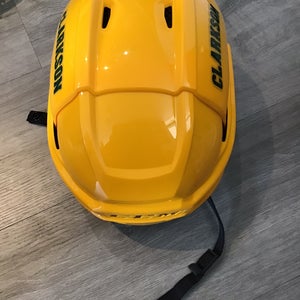 Clarkson University Medium CCM Super Tacks X Helmet Pro Stock (Used)