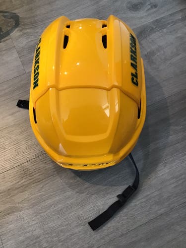 Clarkson University Medium CCM Super Tacks X Helmet Pro Stock (Used)