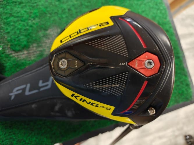 Cobra King F9 Speedback 10.5 Degree Driver Regular Flex Motore x F3 Graphite HC