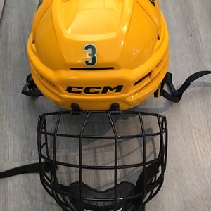 Clarkson University Medium CCM Super Tacks X Helmet Pro Stock #3 (Used)