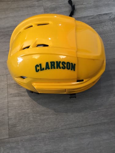 Clarkson University Medium CCM Tacks 910 Helmet Pro Stock (Used)