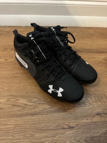 Brand New Black Nitro 4D-Foam Lacrosse Cleats