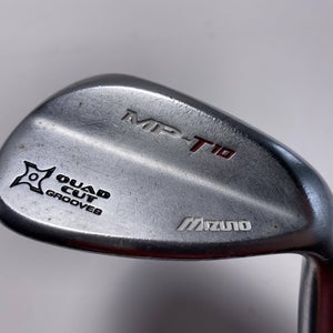 Mizuno MP T 10 White Satin Chrome Wedge 56* 10 True Temper DG Wedge Mens RH