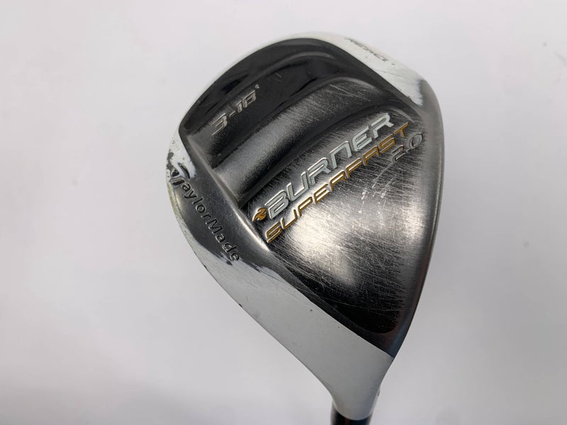TaylorMade Burner Superfast 2.0 3 Hybrid 18* REAX 60g Regular Graphite Mens RH