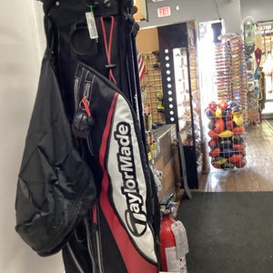 Used Taylormade Mens Stand Bag Black 11443-S000197325
