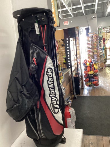 Used Taylormade Mens Stand Bag Black 11443-S000197325
