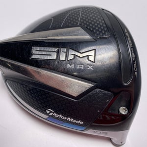 TaylorMade SIM MAX Driver 10.5* HEAD ONLY Mens RH