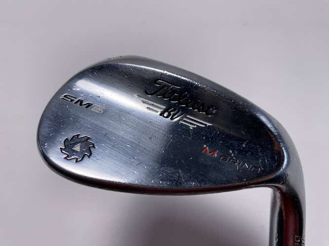 Titleist Vokey SM6 Tour Chrome Sand Wedge SW 56* 8 Bounce Wedge Steel Mens RH