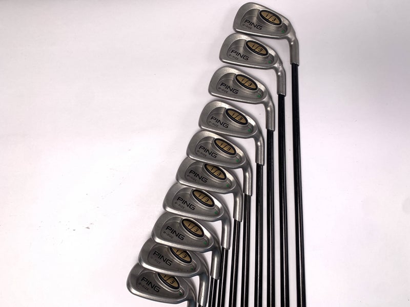 Ping i3 Oversize Iron Set 3-PW+GW+SW Green Dot 350 Series Stiff Graphite Mens RH