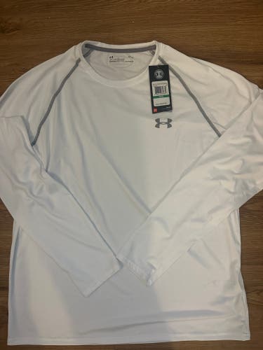 BRAND NEW White Under Armour Compression Shirt