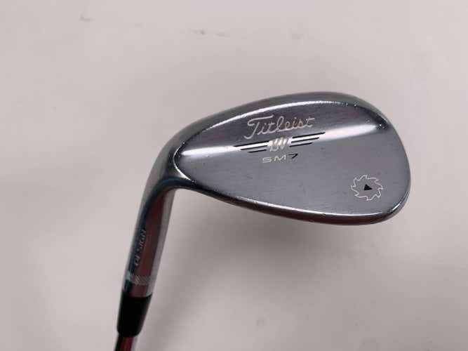 Titleist Vokey SM7 Tour Chrome Sand Wedge SW 56* 10 S-Grind Wedge Steel Mens LH