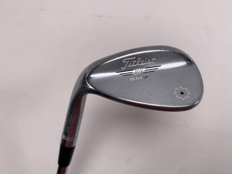 Titleist Vokey SM7 Tour Chrome Sand Wedge SW 56* 10 S-Grind Wedge Steel Mens LH