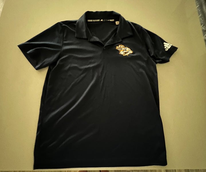 Blue Large Men's Adidas Shirt (Used)