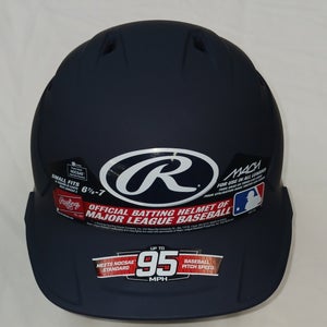 Brand New Rawlings 95MPH Mach Carbon Batting Helmet Size Small 6 7/8 To 7 (New) With Carrying Bag