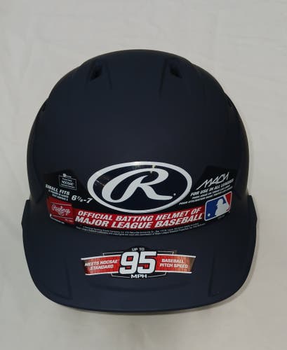 Brand New Rawlings 95MPH Mach Carbon Batting Helmet Size Small 6 7/8 To 7 (New) With Carrying Bag