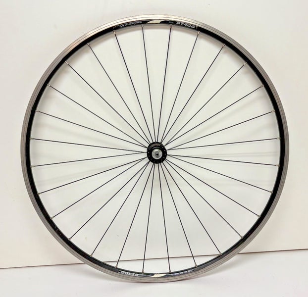 Alexrims AT400 28-Radial Spoke Black Aluminum 622x14/700C Front Wheel CLEAN