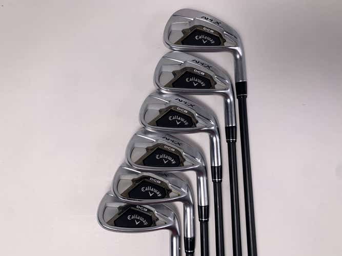 Callaway Apex DCB 21 Iron Set 6-PW+GW Project X Cypher Fifty 5.0 50g Senior RH