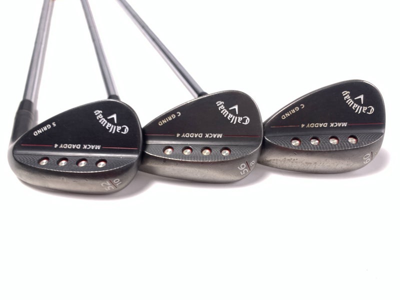 Callaway Mack Daddy 4 Black Wedge Set 52* 10 | 56* 8 | 60* 8 DG S200 Mens RH