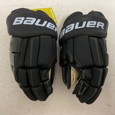 Used Bauer SUPREME ONE 60 Junior Gloves Black And Orange 12" 11855-S000190127