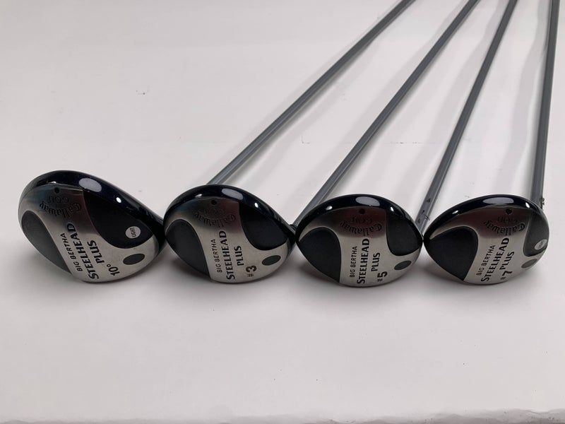Callaway Steelhead Plus Wood Set 1 3, 5, 7, | 10* 15* 18* 21* Senior LH