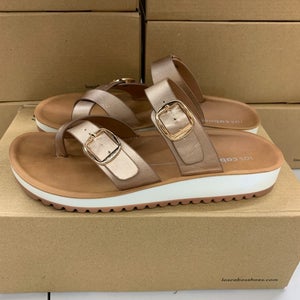 Los Cabos Nin Rose Gold Women's EU 37 38 39 40 41 42 Sandal Slide