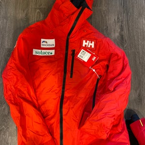 Red Men's Medium Helly Hansen Jacket (New)