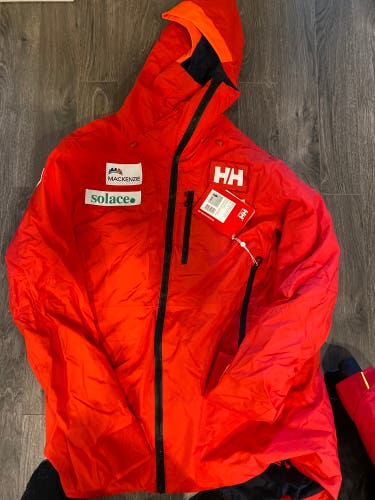 Red Men's Medium Helly Hansen Jacket (New)