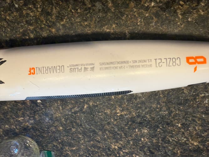 2021 DeMarini CF Composite USSSA Certified Bat (-8) 23 oz 31" (Used)