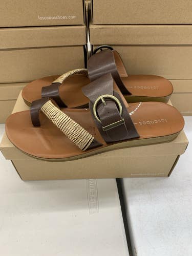 Los Cabos Bria Thong Sandal Women's 37 40 Mocha L2305 Brown