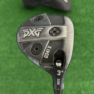 PXG 0341 X Proto 15 Degree Fairway 3 Wood w Headcover / Stiff