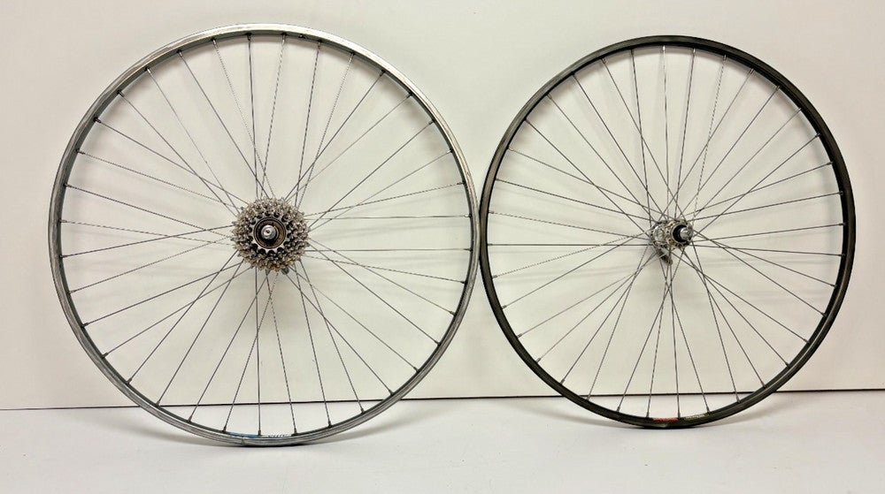 Vintage Ambrosio Elite/Araya 6-Spd Aluminum 700C Wheelset Suntour Superbe Pro