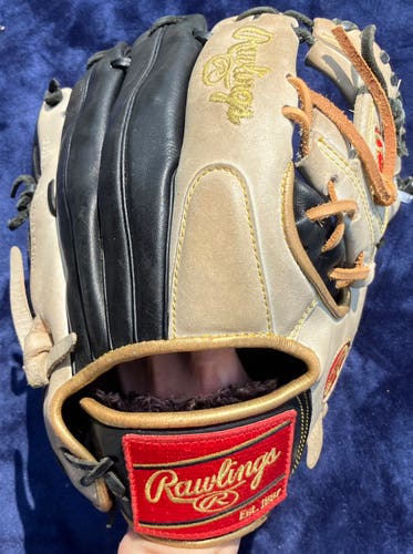 White Rawlings Encore RH Infield Baseball Glove 11.5" (Used)