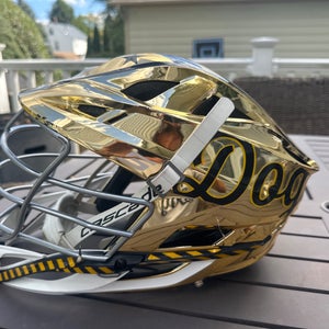 Cascade S Helmet (Used) Mad Dog National Chrome Gold S