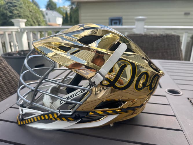 Cascade S Helmet (Used) Mad Dog National Chrome Gold S
