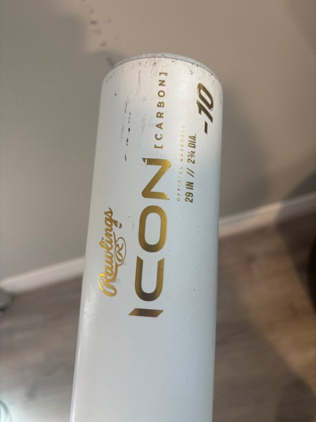 2024 Rawlings Icon Composite USSSA Certified Bat (-10)  19 oz 29" (Used)