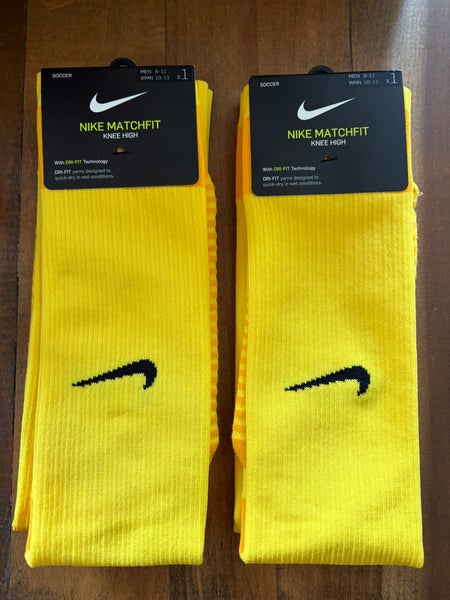 Yellow Adult Unisex Nike Socks (New)