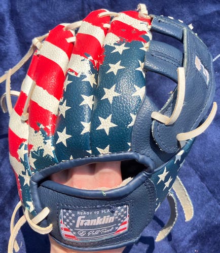 Blue Franklin RH Infield Baseball Glove 9.5" (Used)