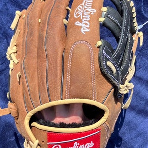 Brown Rawlings Premium Series RH Outfield Baseball Glove 12.75" (Used)