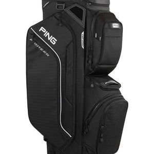 PING 2025 Pioneer 244 Cart Golf Bag 15-Way Divider Color: Black/White NEW!